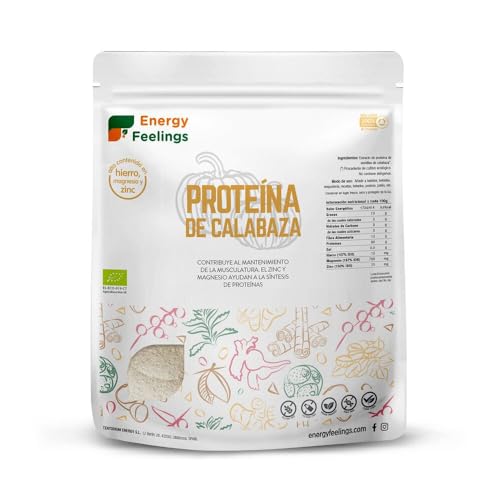 Energy Feelings Proteine Vegane di Zucca Bio proteine 1 kg biologiche