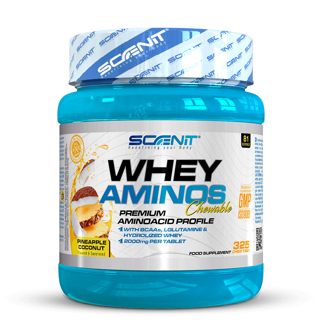 Scenit Nutrition Aminoacidi Whey Aminos compresse masticabili 325 cioccolato doppio