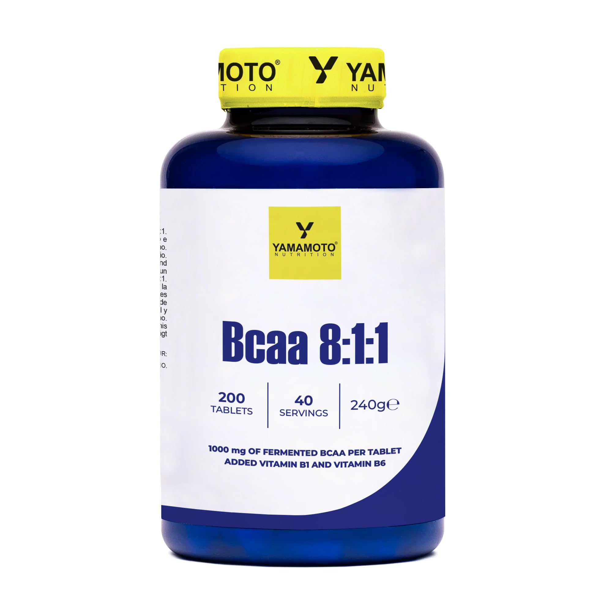 YAMAMOTO Aminoacidi e BCAAs BCAA Powder 8:1:1 polvere 300 g arancia limone