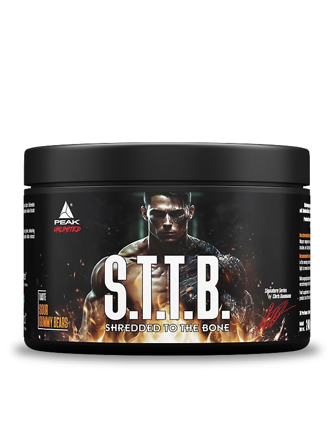 Green Peak Boosters PEAK S.T.T.B - Shredded to the bone booster metabolico 300 g Orsetti Gommosi Acidi senza caffeina