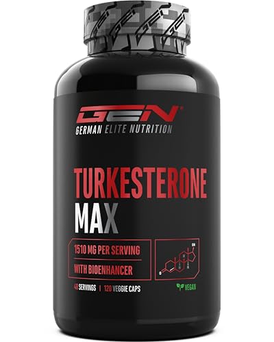 Elite Testo & Vitality Botanicals Turkesterone Max integratore 120 capsule vegane