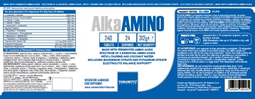 Yamamoto Aminoacidi e BCAAs Alka AMINO compresse 240 con taurina