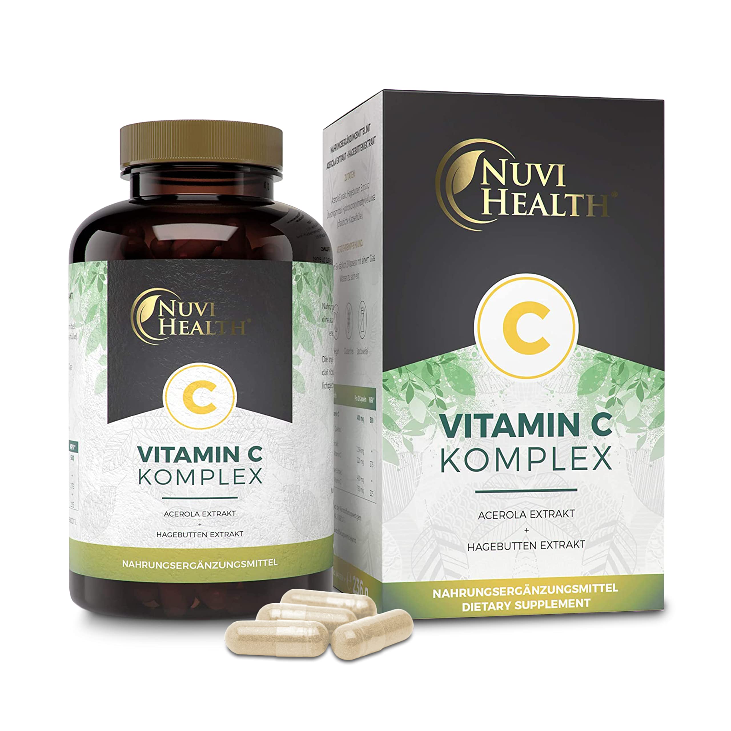 Elite Vitamins, Minerals & Hydration Complesso naturale di vitamina C 240 capsule vegan