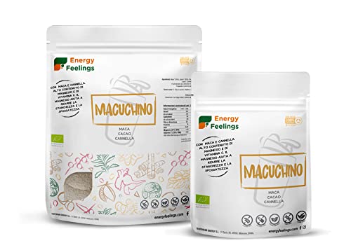 Energy Feelings Batidos Saludables Macuchino Bio shake 200 g cacao maca