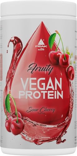 Green Peak Proteins PEAK Fruity Vegan Protein proteine 400 g Amarena senza zuccheri