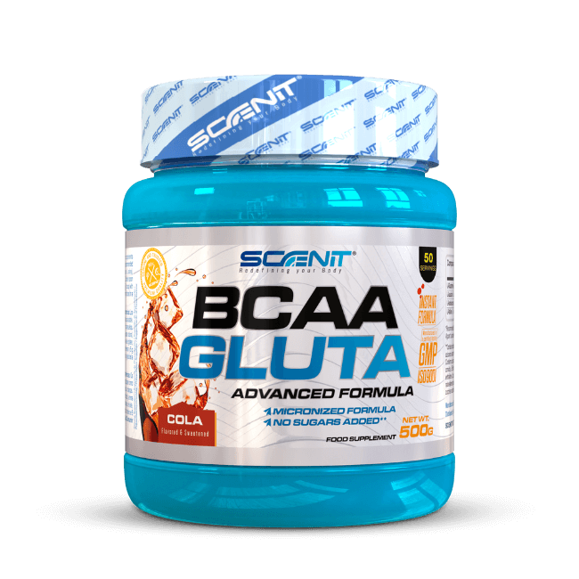 Scenit Nutrition Aminoacidi BCAA GLUTA aminoacidi ramificati 500 g con glutammina