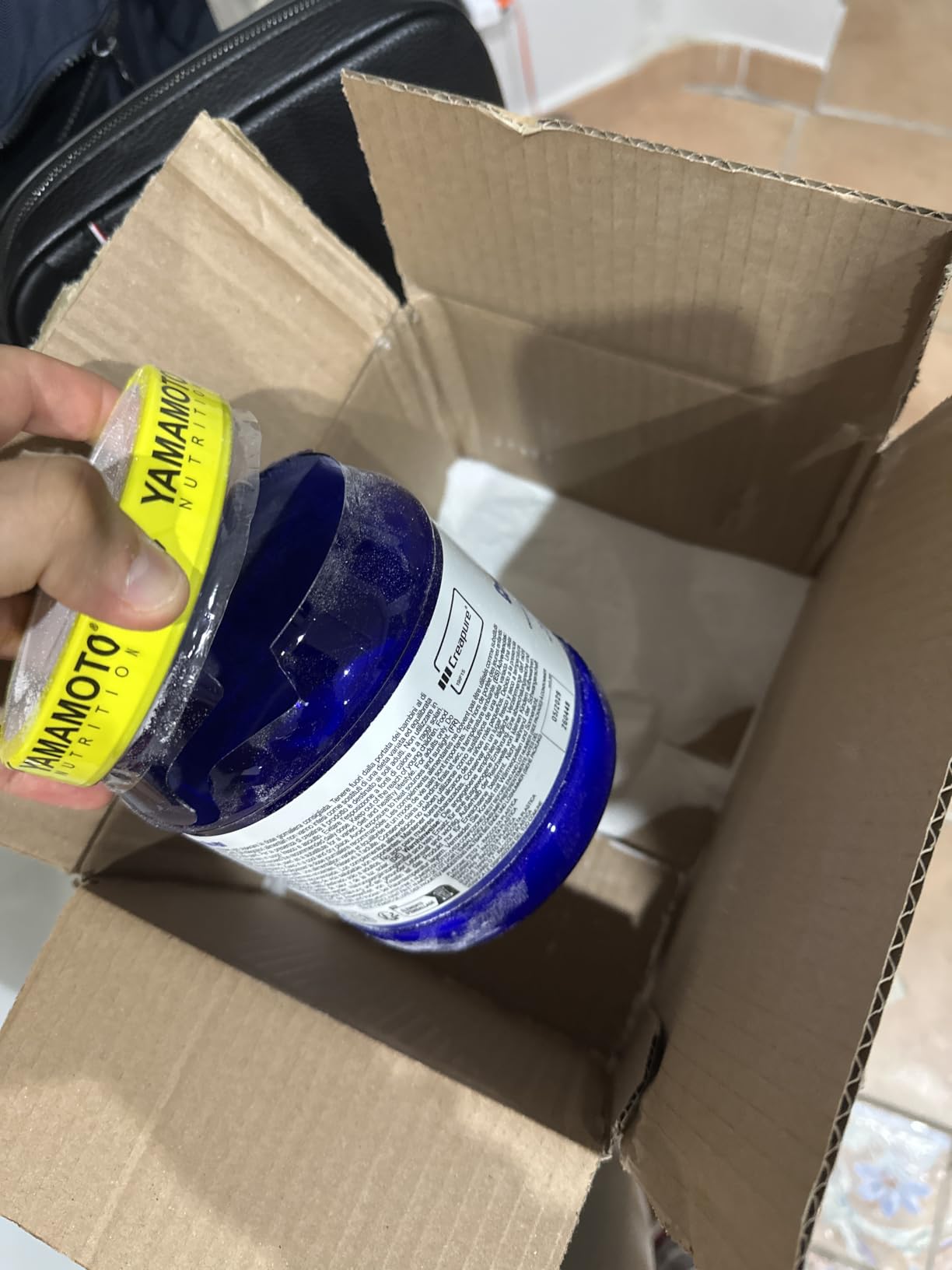 YAMAMOTO Creatina Crea Powder Creapure creatina in polvere 500 g micronizzata
