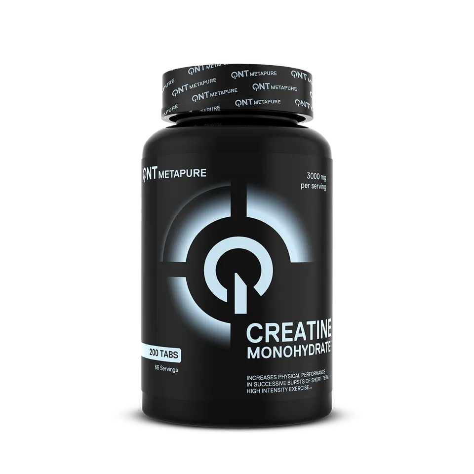 QNT Creatine Monohydrate 3000 mg creatina 200 compresse monoidrato