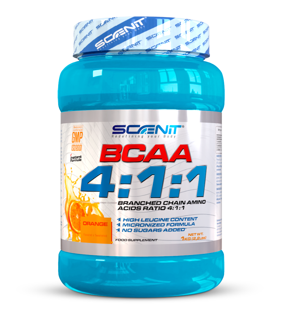 Scenit Nutrition Aminoácidos BCAA 4:1:1 aminoacidi in polvere