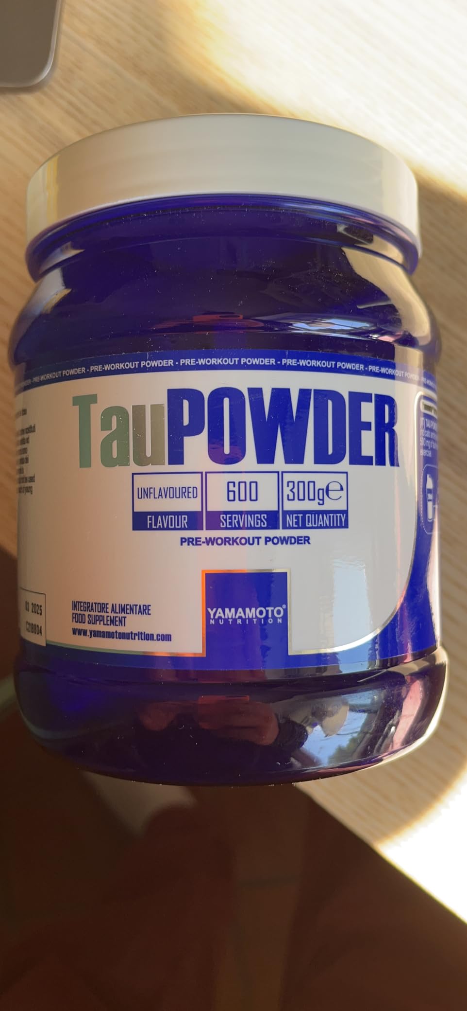 YAMAMOTO Aminoacidi e BCAAs Tau POWDER integratore di taurina 300 g