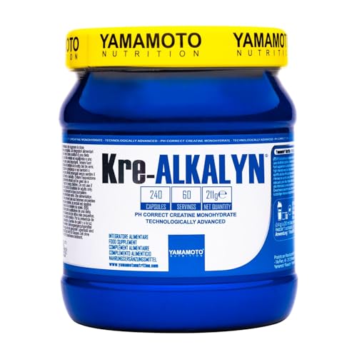 YAMAMOTO Creatina Kre-ALKALYN® PERFORMANCE capsule 120 capsule con caffeina