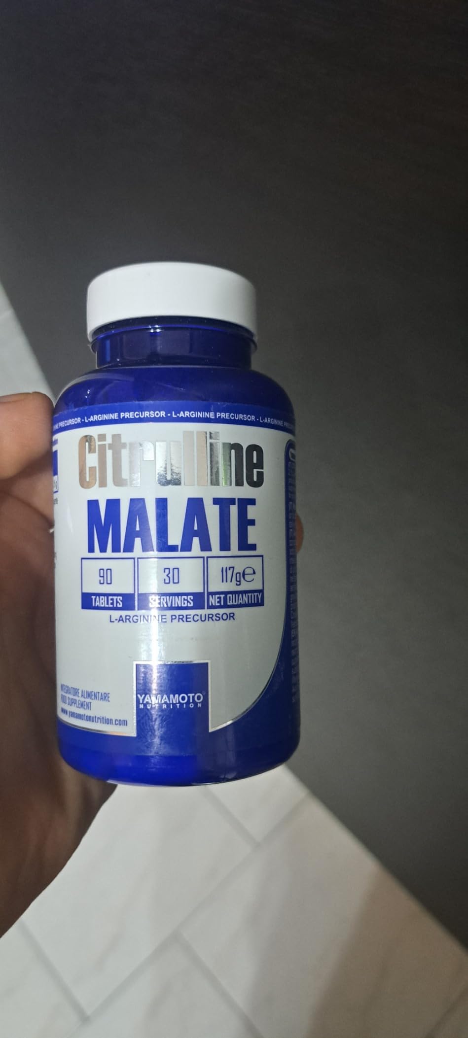 YAMAMOTO Aminoacidi e BCAAs Citrulline MALATE 90 compresse 1.000 mg