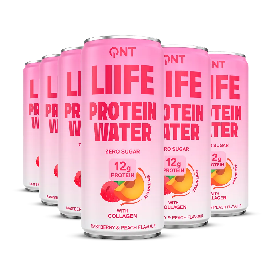 QNT Drinks Protein Water bevanda proteica limone e zenzero 12 x 330 ml senza zuccheri