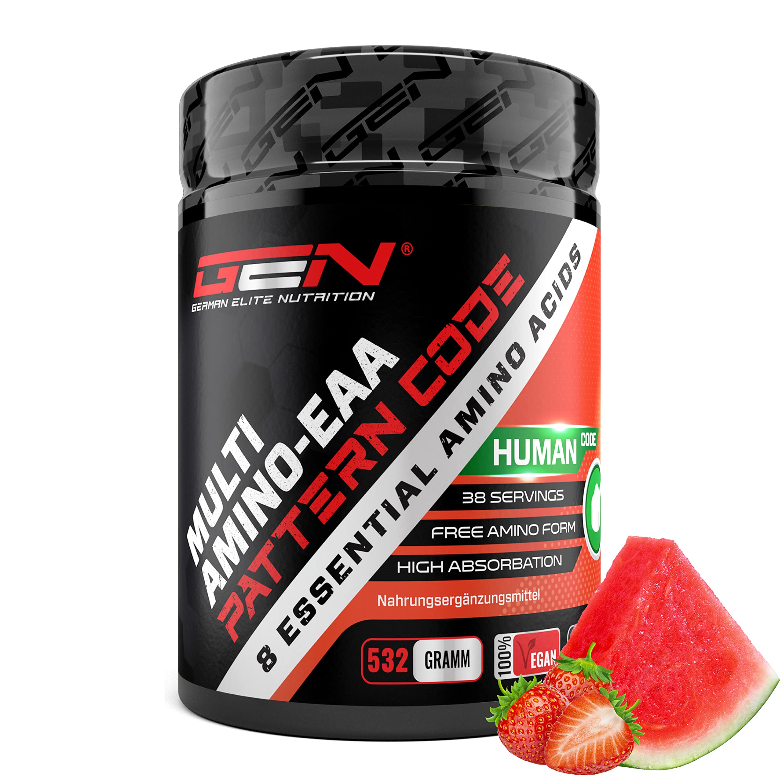 Elite EAA & BCAA EAA in polvere 532 g fragola e anguria vegana