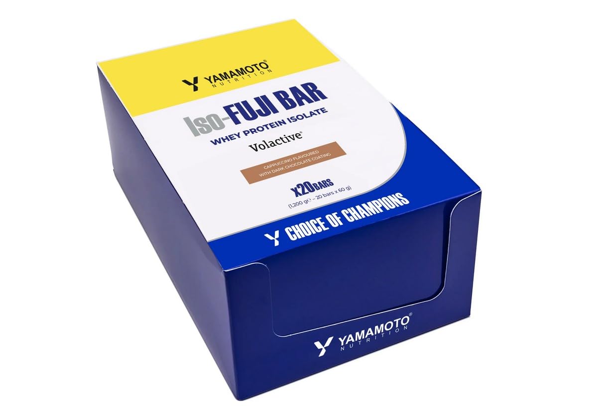 YAMAMOTO Barrette Iso-Fuji BAR barretta proteica Vaniglia e Choco Brownie con cioccolato fondente