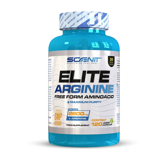 Scenit Nutrition Booster sportivi Elite Arginine integratore arginina 120 capsule senza sapore 2800 mg