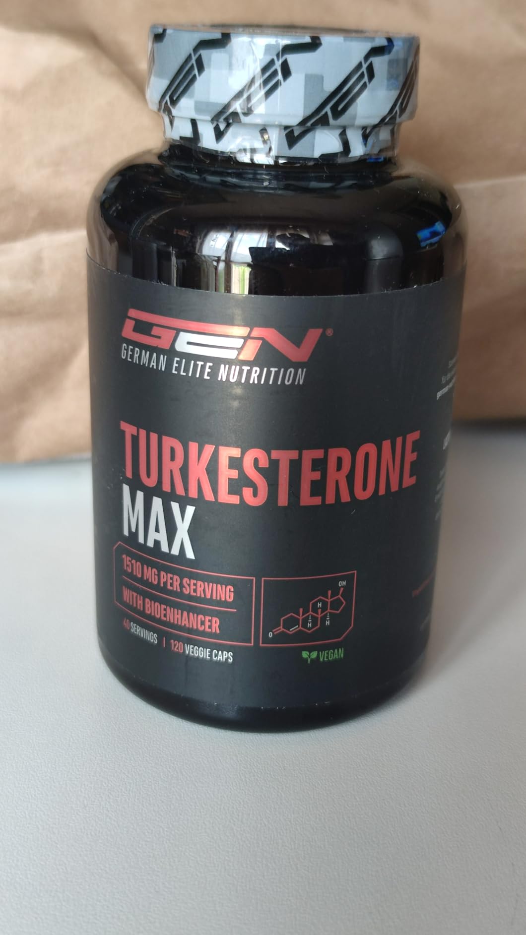 Elite Testo & Vitality Botanicals Turkesterone Max integratore 120 capsule vegane