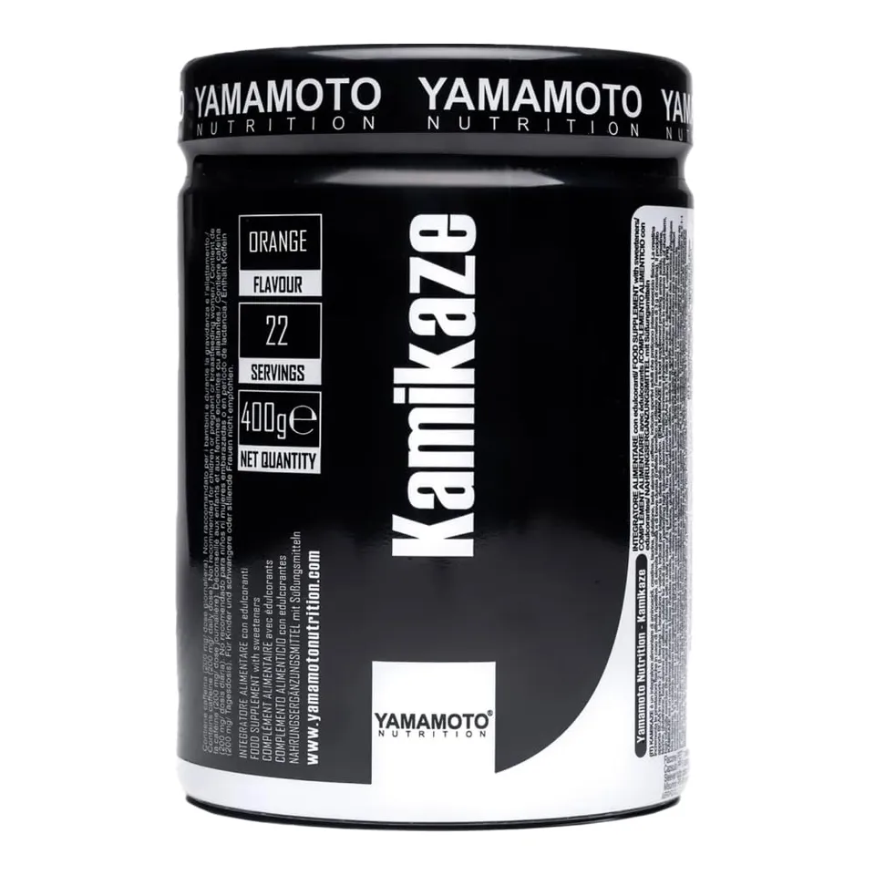 YAMAMOTO Pre-Workout Kamikaze pre-workout 400 g arancia versione 2023