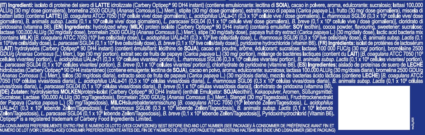 YAMAMOTO Proteine Hydro RAZAN® new formula proteine idrolizzate Cioccolato 2000 g Optipep 90