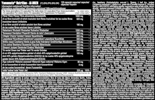 YAMAMOTO Ai-Dren integratore drenante 120 capsule con fibre