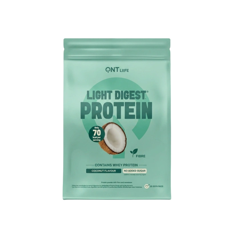 QNT Light Digest Whey Protein whey cioccolato belga 500 g 11 gusti