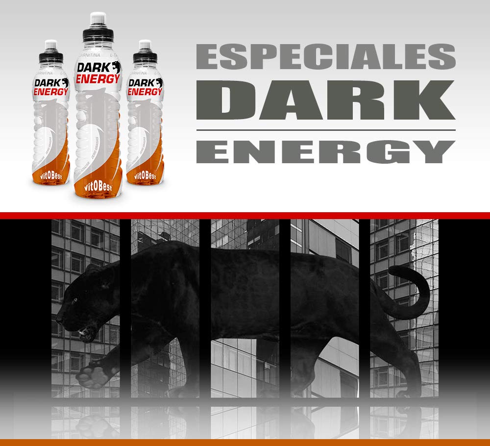 Vitobest Drinks DARK ENERGY DRINK bevanda energetica 12 x 500 ml con caffeina