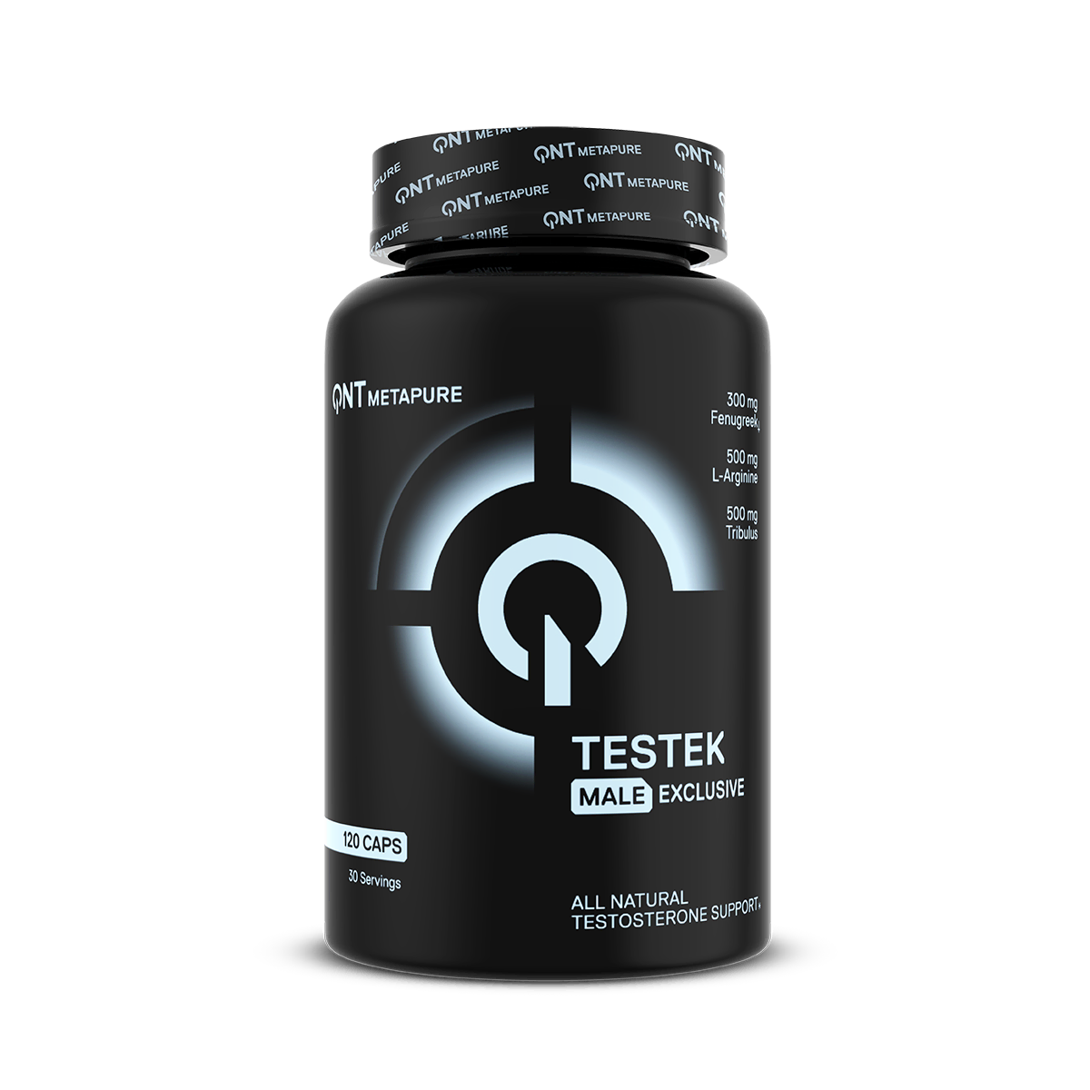 QNT Vitamins & Minerals Testek Testosterone Booster 120 capsule con zinco