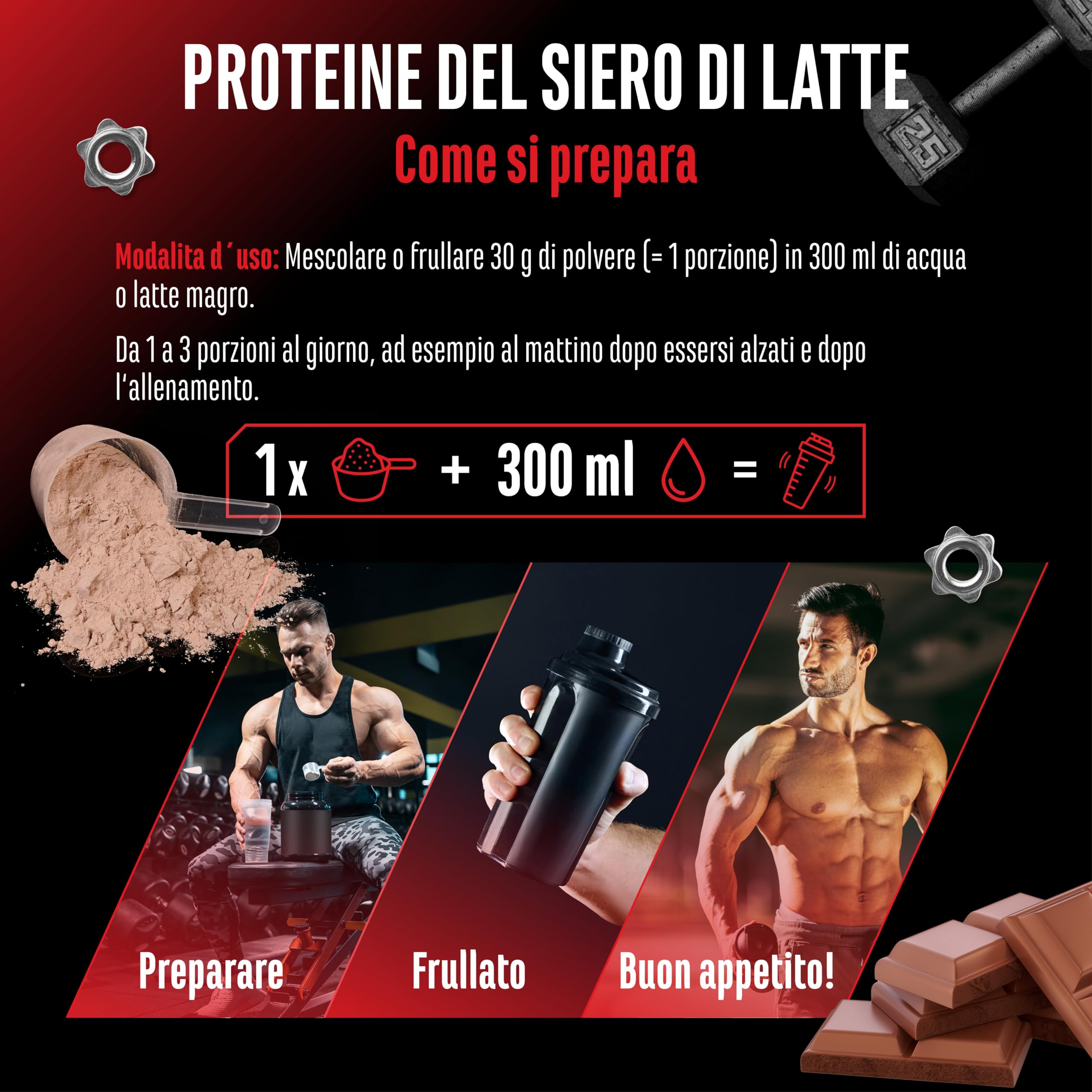 Elite Whey Protein in polvere 1000 g Cioccolato al latte con isolato