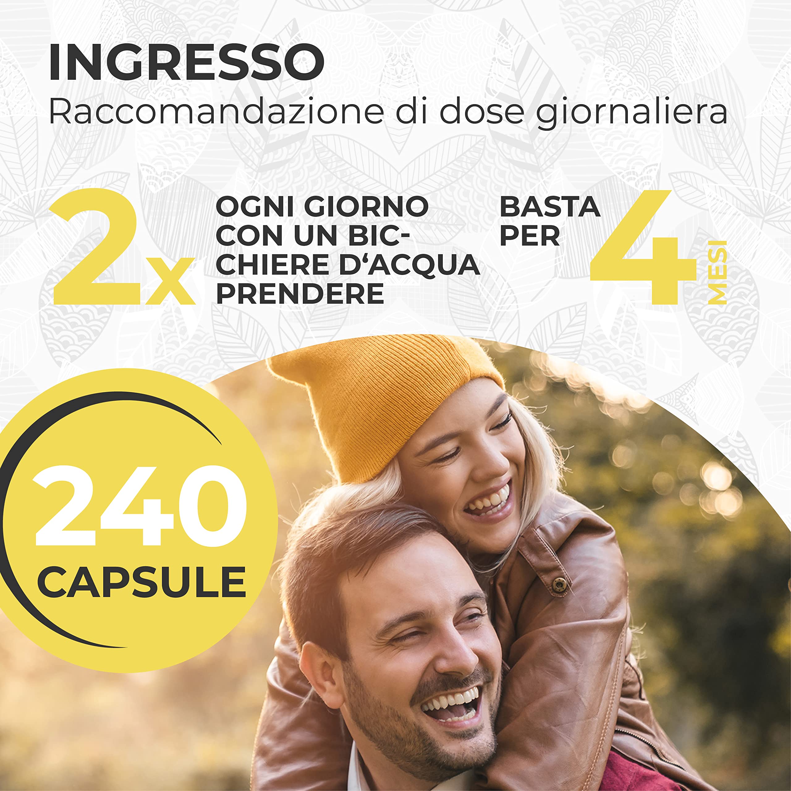 Elite Vitamins, Minerals & Hydration Complesso naturale di vitamina C 240 capsule vegan