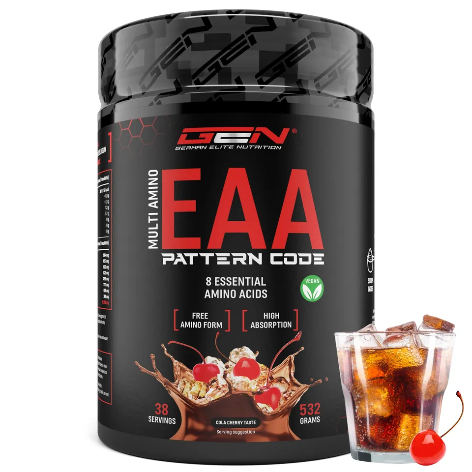 Elite EAA & BCAA EAA in polvere 532 g cola cherry, 8 aminoacidi essenziali