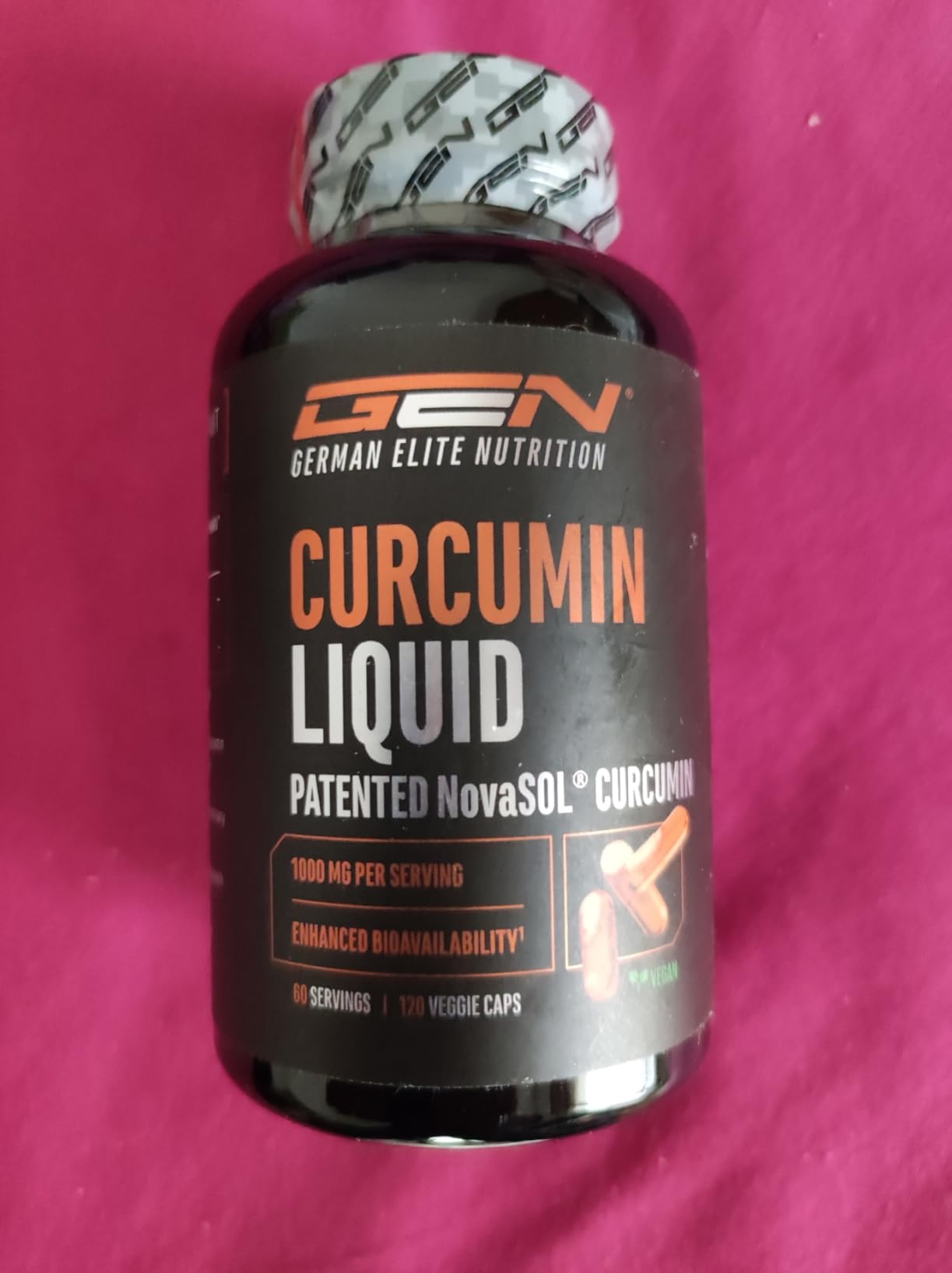 Elite Organ, Joint & Health Support Curcuma NovaSol® capsule liquide 120 vegane