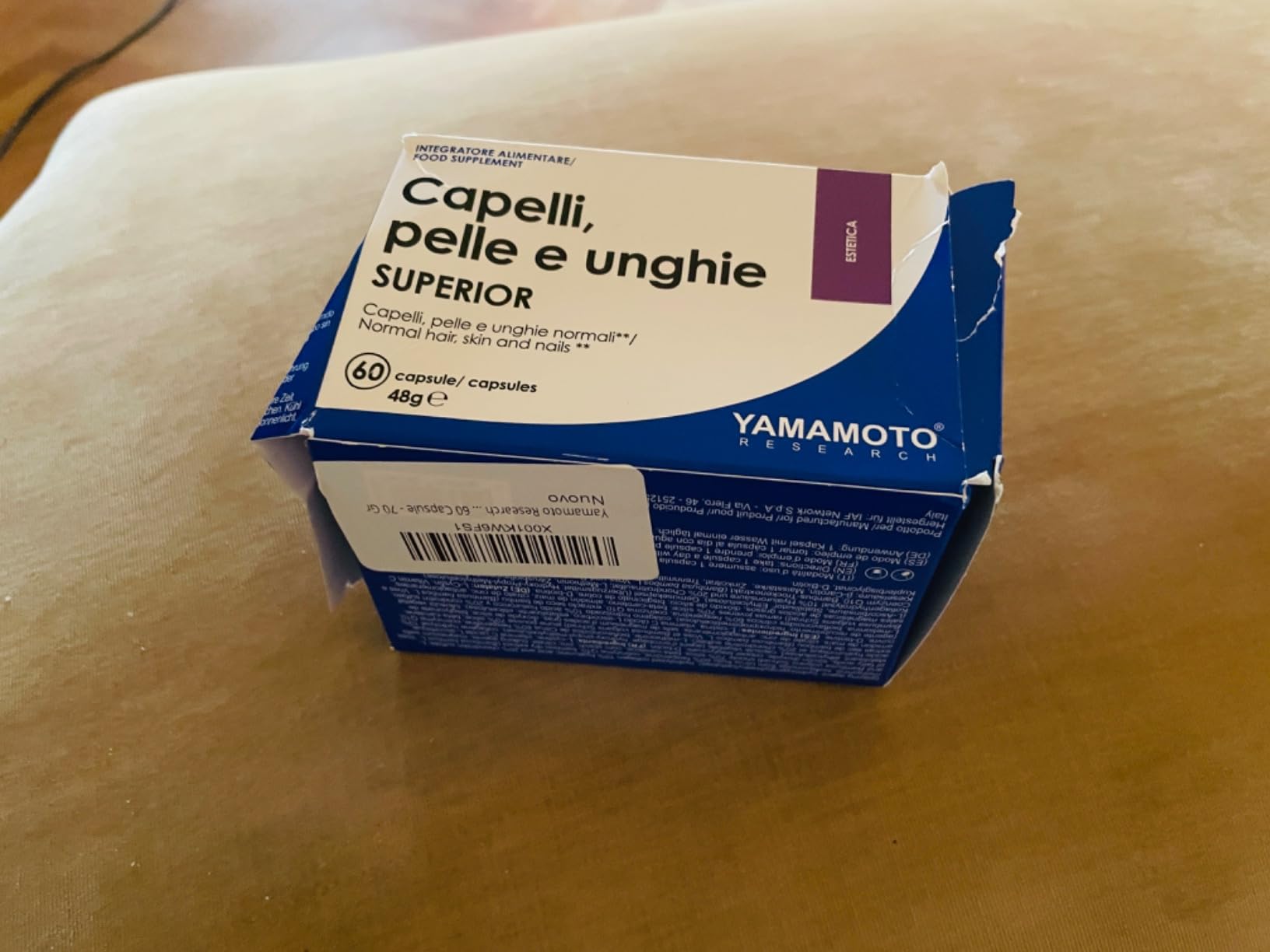 YAMAMOTO Pelle, Capelli e Antiage Capelli, pelle e unghie SUPERIOR 60 capsule collagene