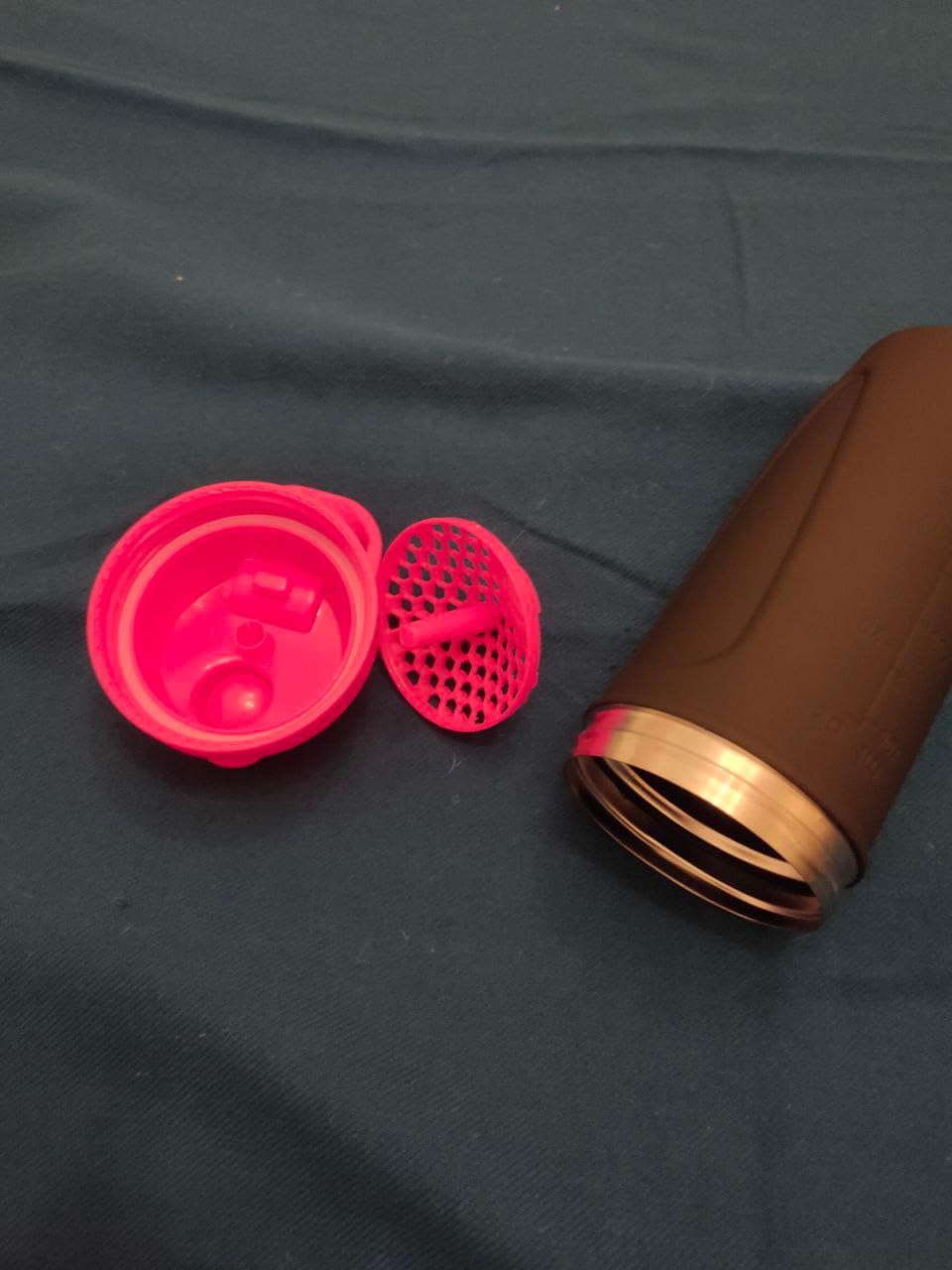Elite Accessories Reforce shaker in acciaio inox nero 700 ml