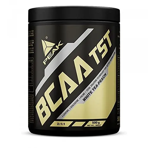 Green Peak Amino acids PEAK BCAA Tecnologia TS BCAA in polvere 500 g tè bianco pesca