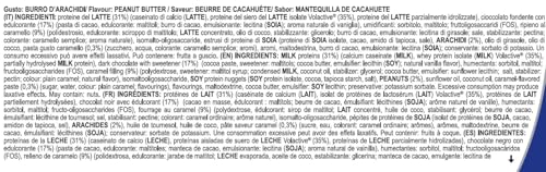 Yamamoto Barrette Iso-Fuji BAR barretta burro d’arachidi, 13 g proteine