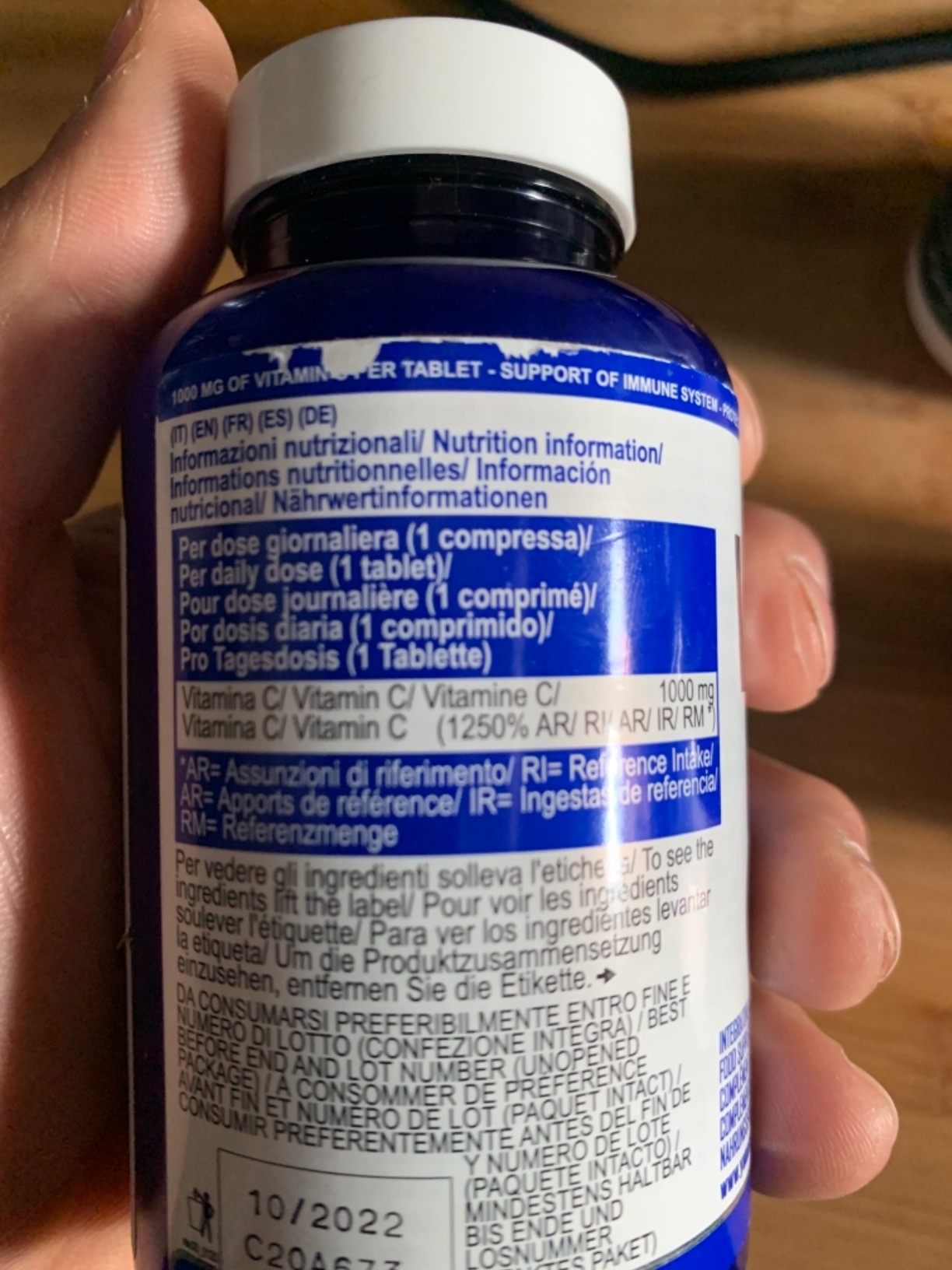 YAMAMOTO Vitamine e Minerali Vitamin C 1000mg integratore vitamina C 90 compresse