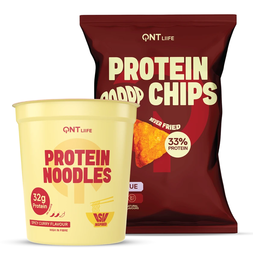 QNT Bundles Protein Noodles & Protein Chips Pack 12+12 gusti a scelta