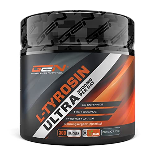 Elite Amino Singles L-Tirosina Ultra capsule vegane 300 da 650 mg da fermentazione vegetale