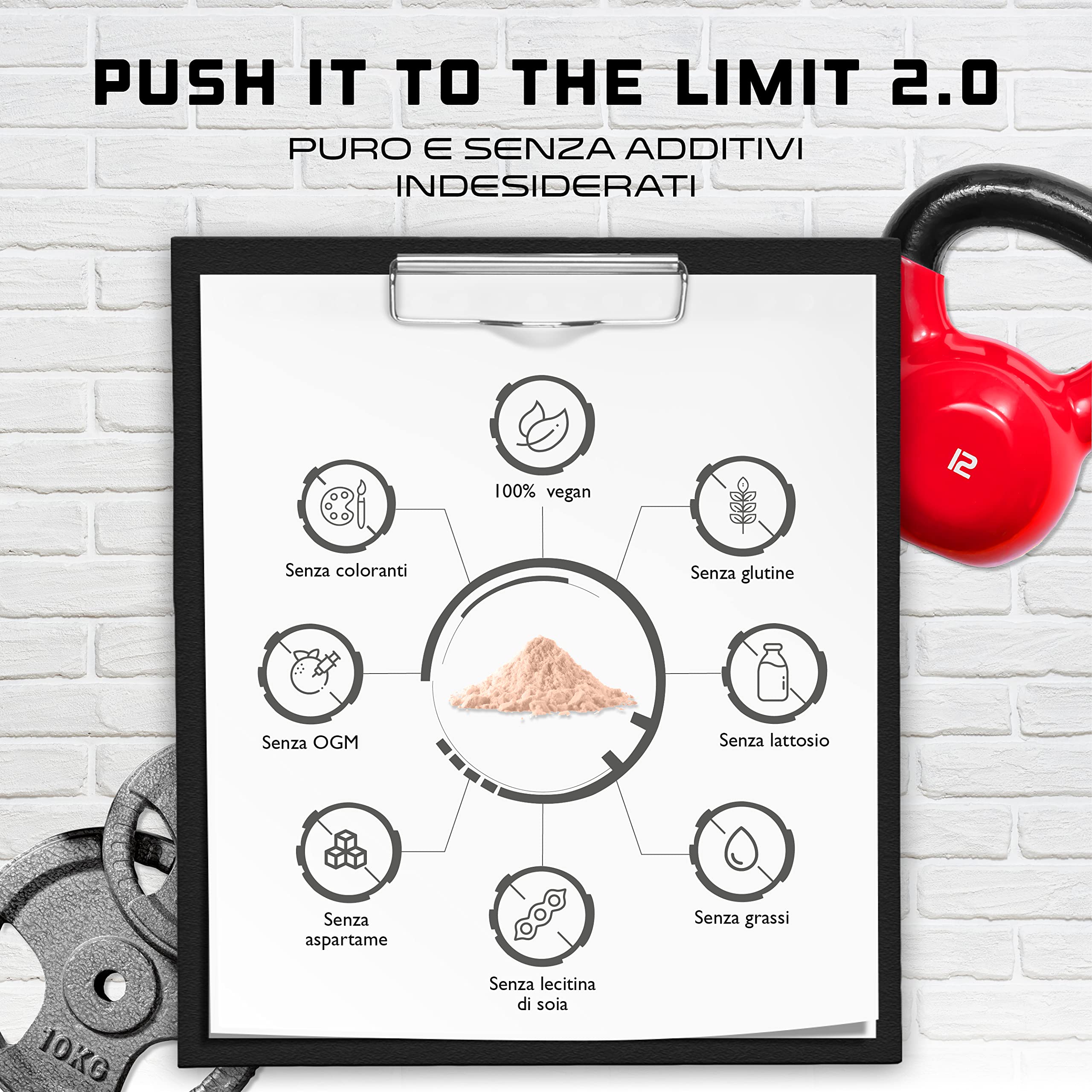Elite Pre-Workout & Pump Push it to the Limit pre-workout Frutti di bosco 577 g caffeina