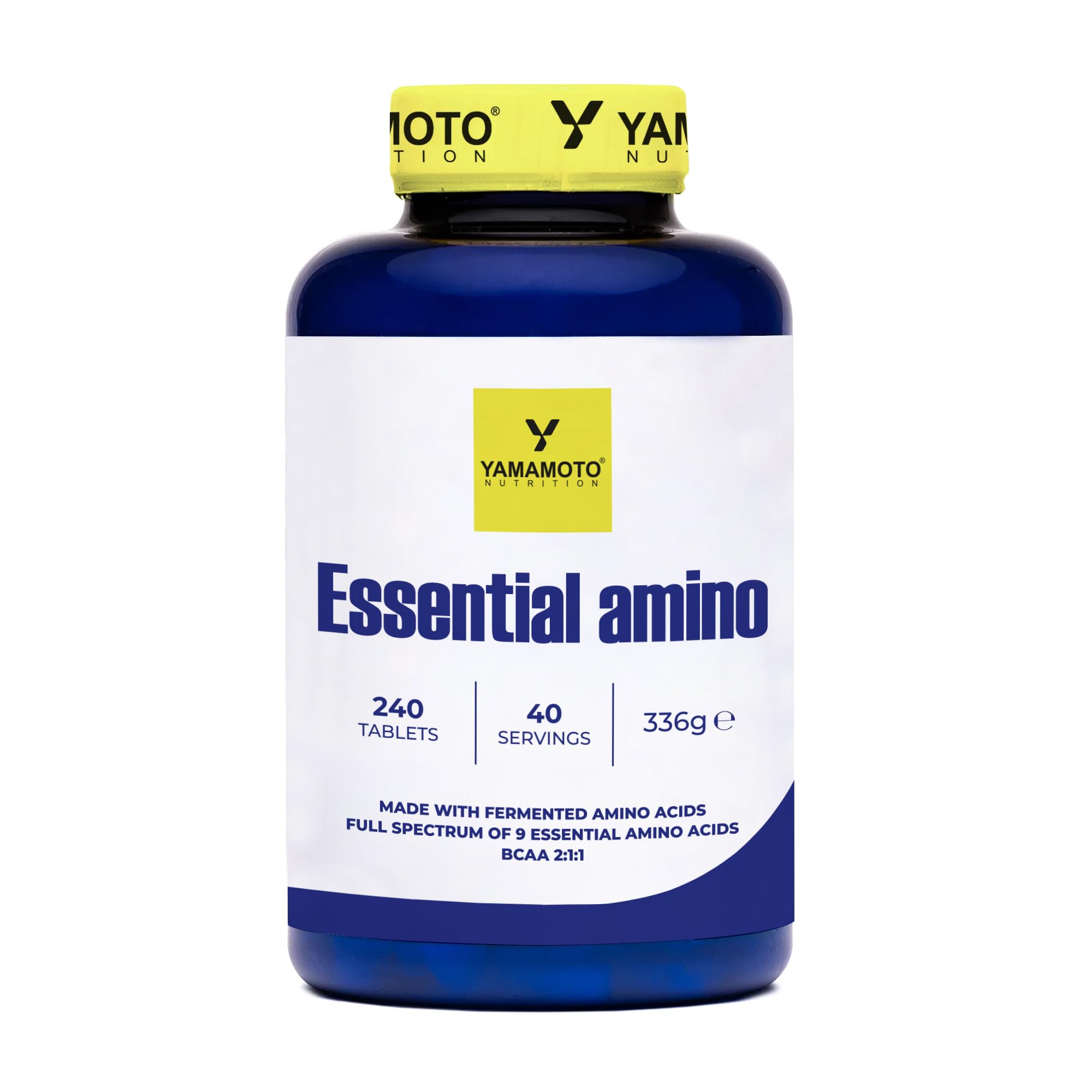 YAMAMOTO Aminoacidi e BCAAs Essential AMINO 2:1:1 compresse 240 non aromatizzate