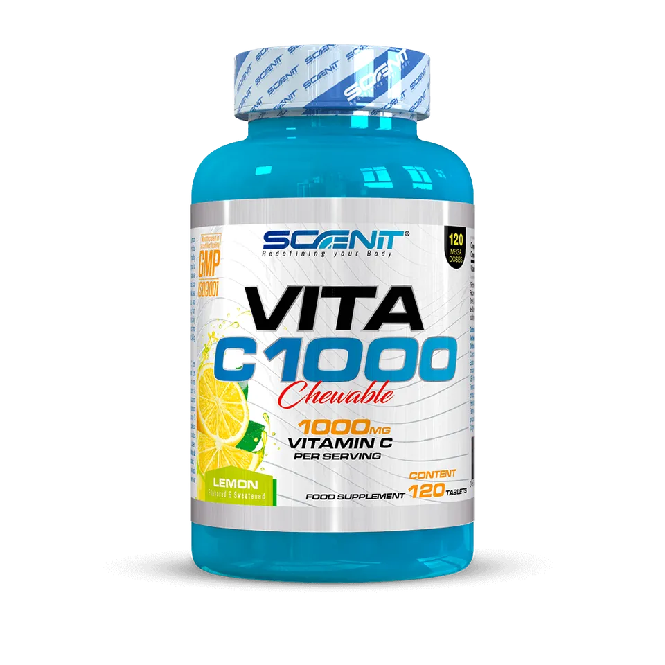 Scenit Nutrition VITA C 1000 vitamina C masticabile limone 120 compresse