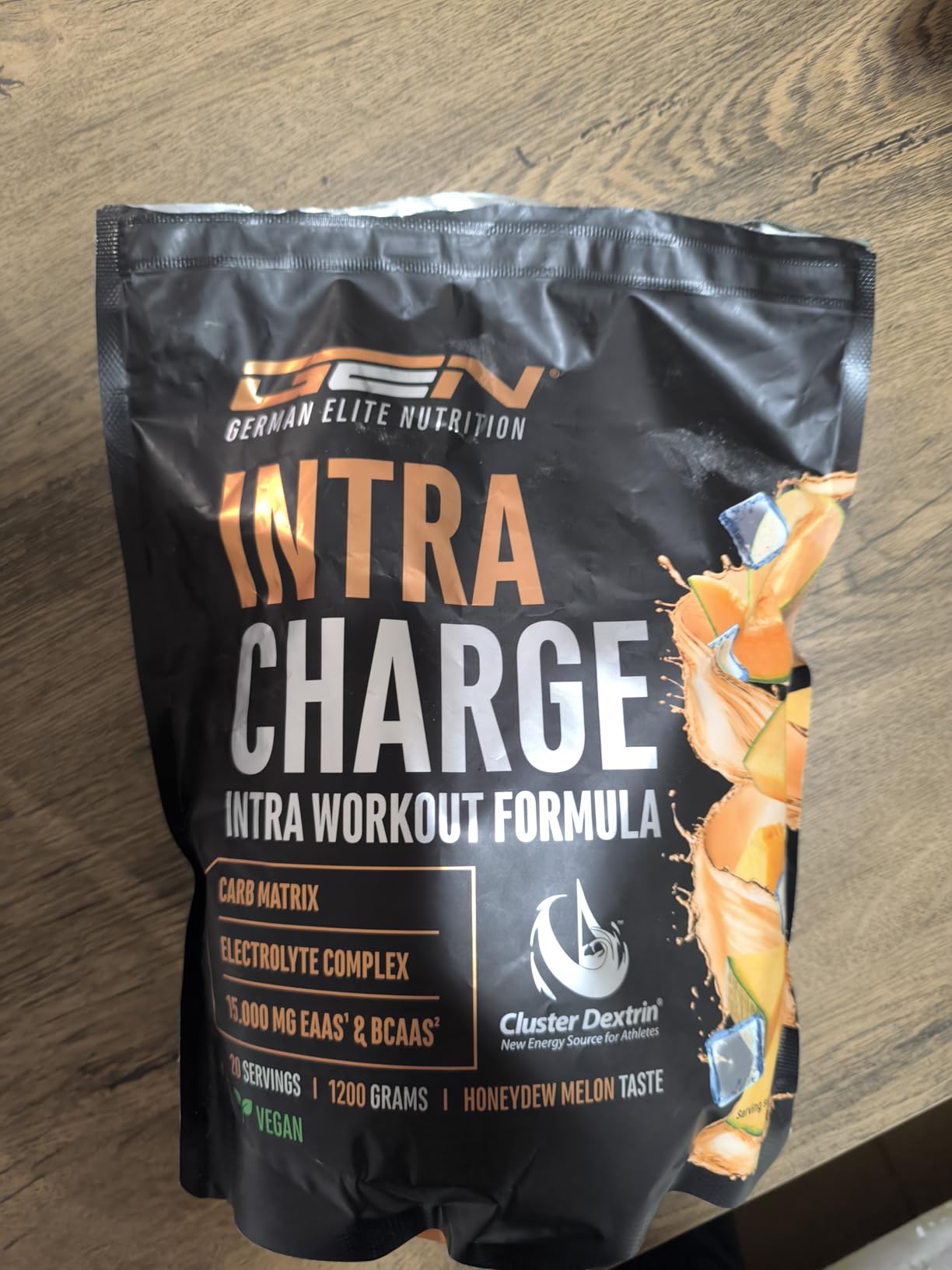 Elite Pre-Workout & Pump Intra Charge Workout Drink bevanda in polvere 1,2 kg Honeydew Melon