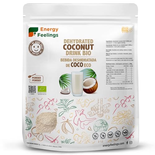 Energy Feelings Dietética & Suplementos Latte di Cocco in Polvere Bio 1 kg senza lattosio