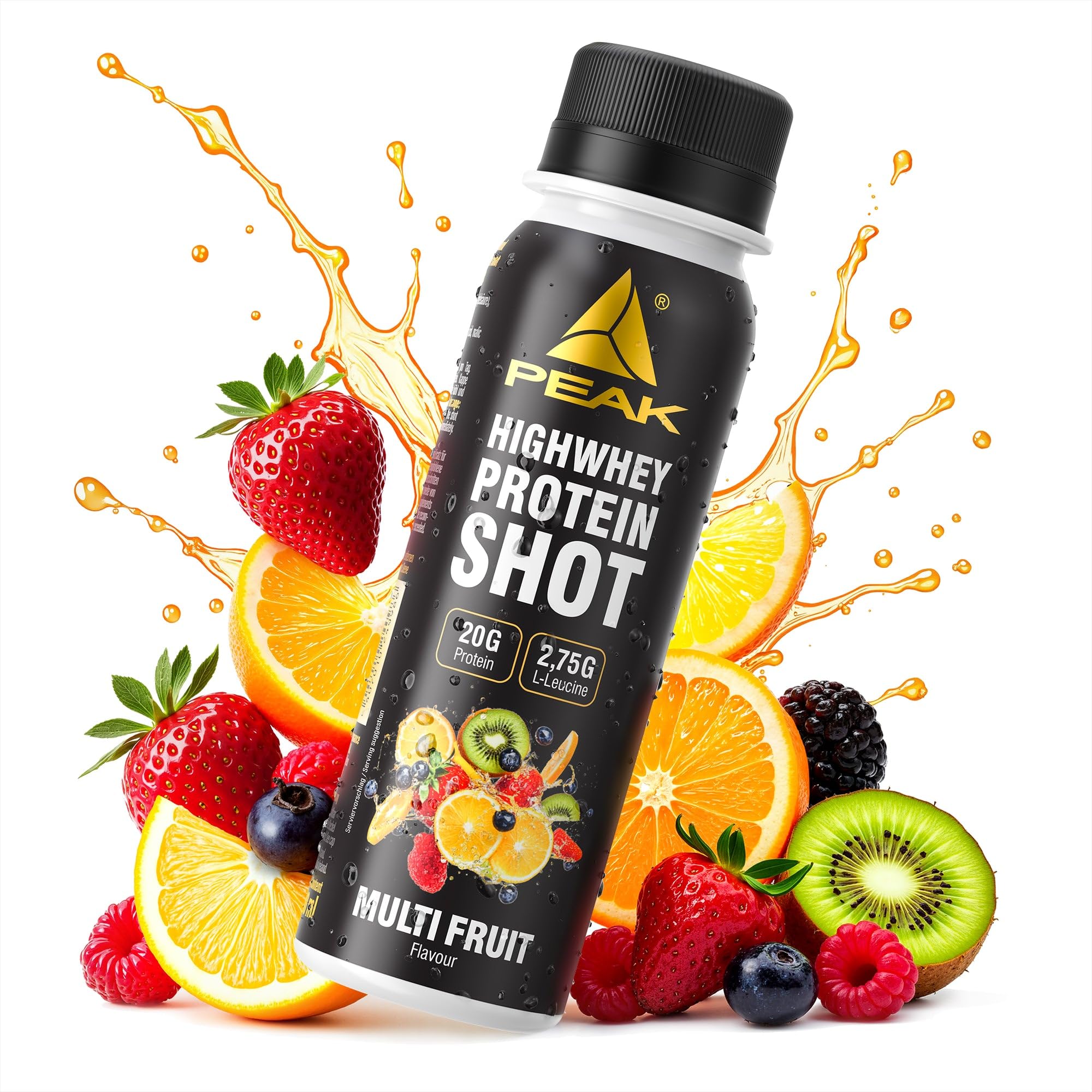 Green Peak Proteins PEAK HIGHWHEY protein shot 12 x 100 ml multifrutto 20 g proteine