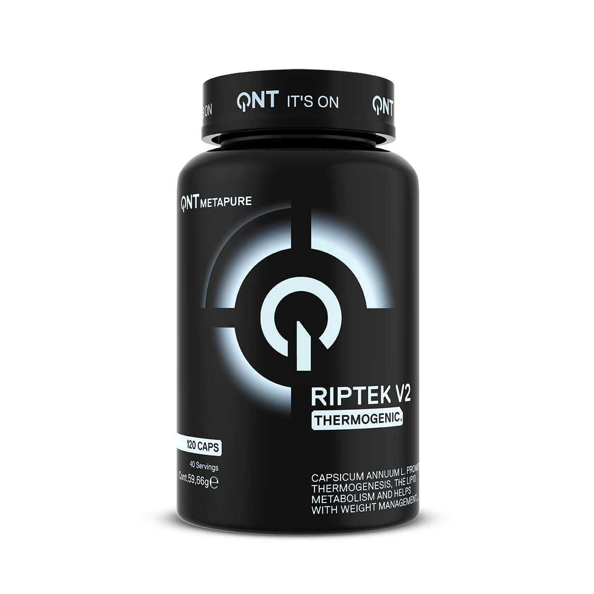 QNT Fat Burner Riptek V2 capsule 120, con niacina