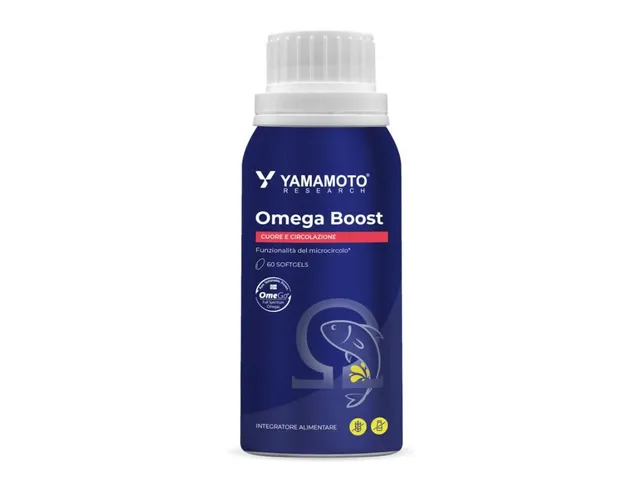 Yamamoto Omega-3 e Cuore e Circolazione Omega Boost integratore omega-3 60 softgel olio di salmone