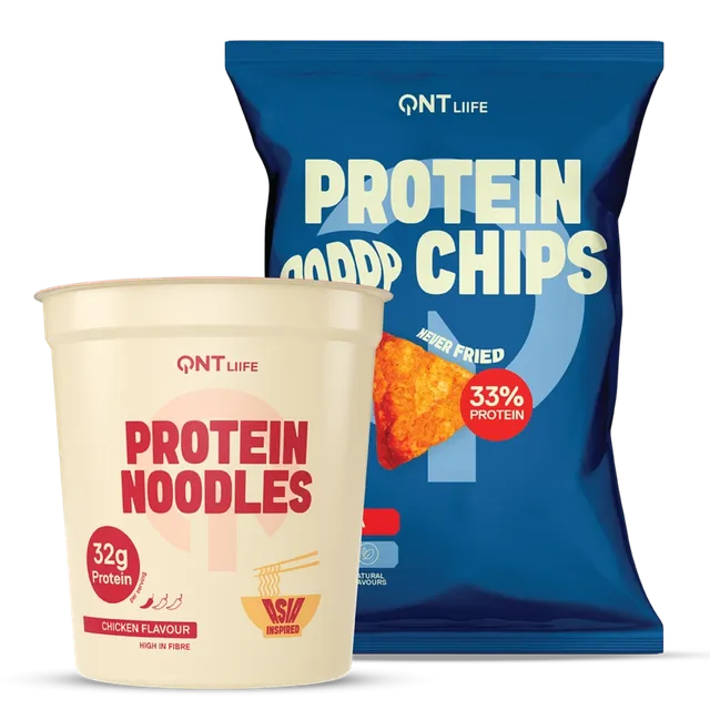 QNT Bundles Protein Noodles & Protein Chips Pack 12+12 gusti a scelta