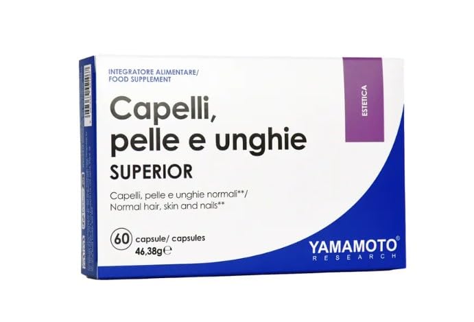 YAMAMOTO Pelle, Capelli e Antiage Capelli, pelle e unghie SUPERIOR 60 capsule collagene