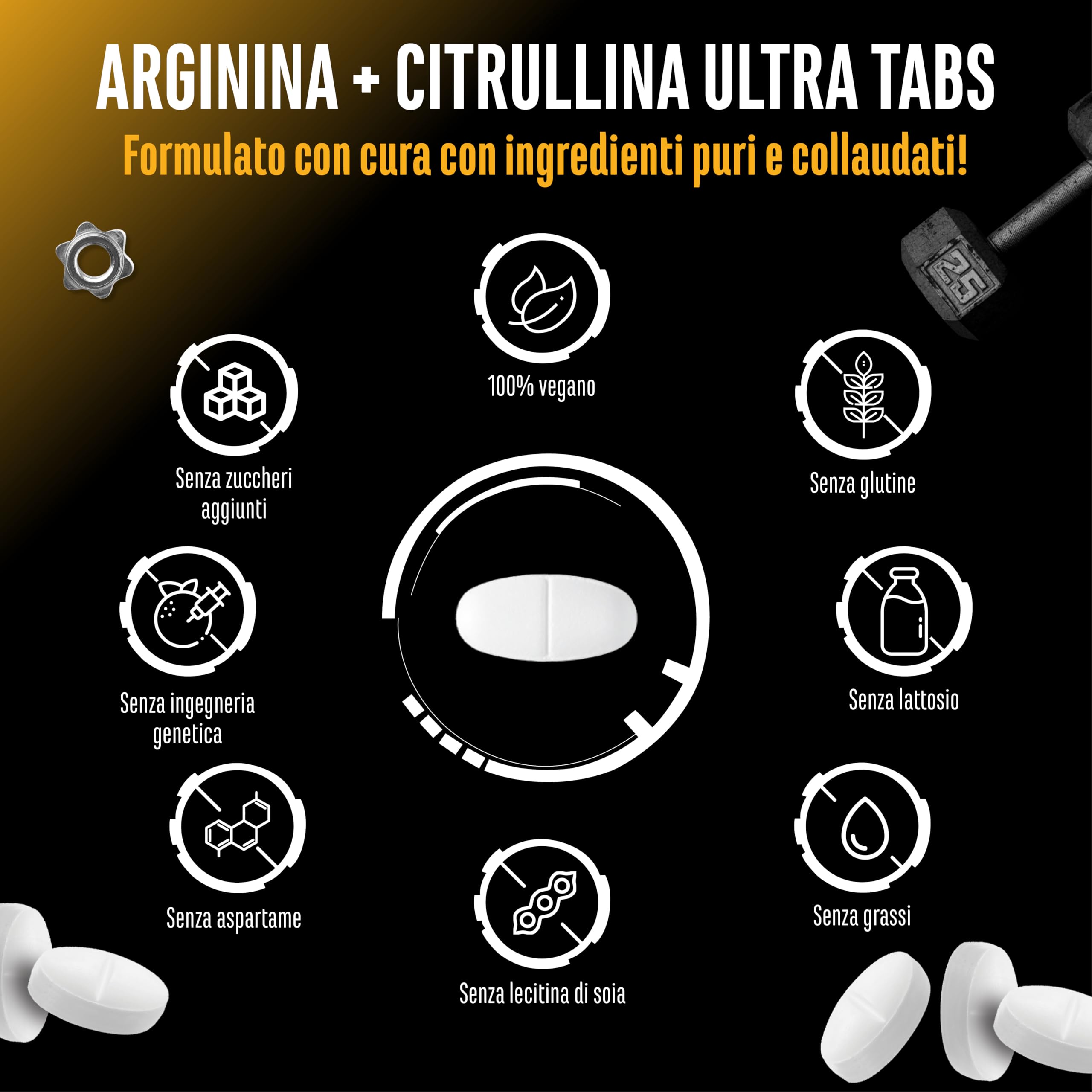 Elite Amino Singles L-Arginina + L-Citrullina integratore 300 compresse vegane