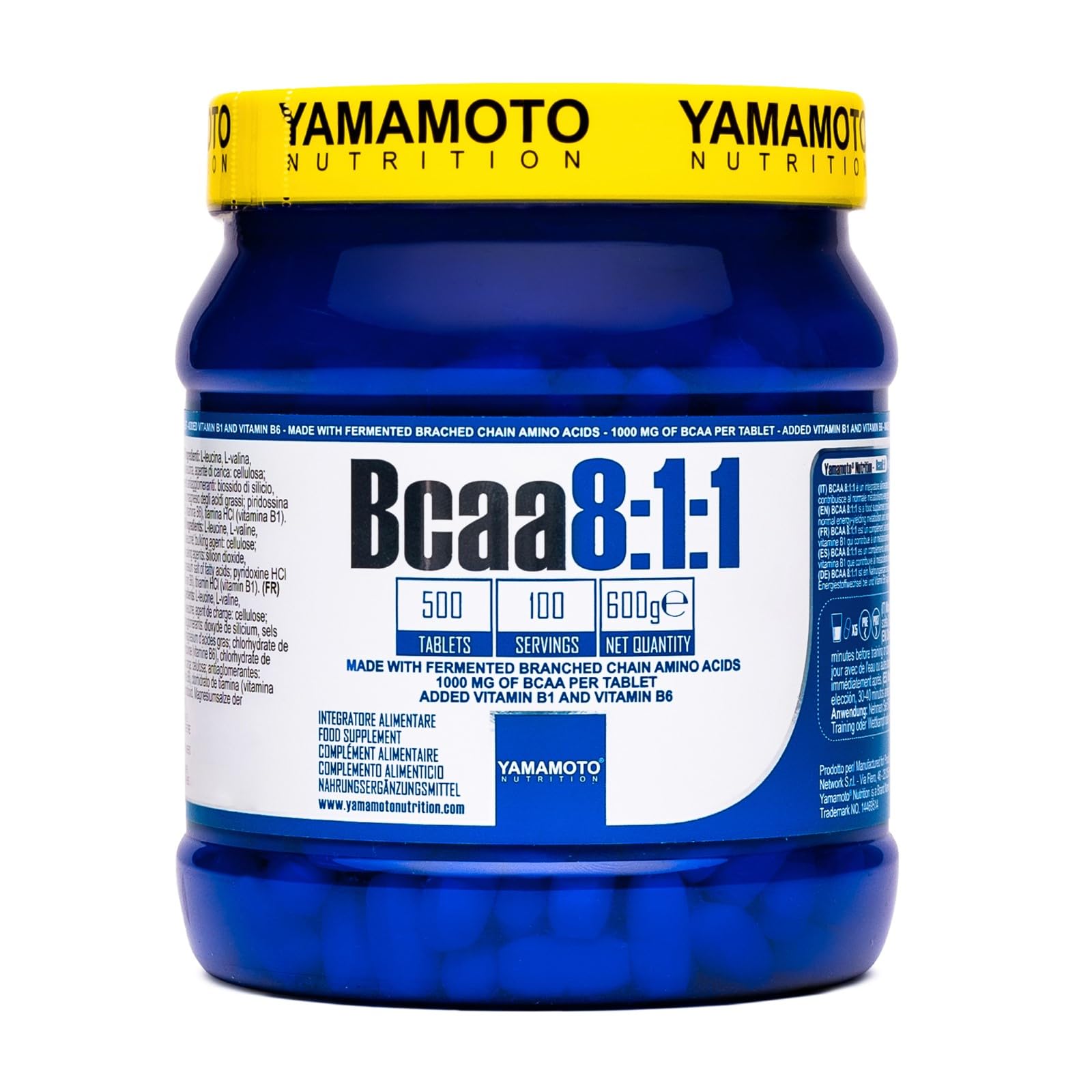 YAMAMOTO Aminoacidi e BCAAs BCAA Powder 8:1:1 polvere 300 g arancia limone